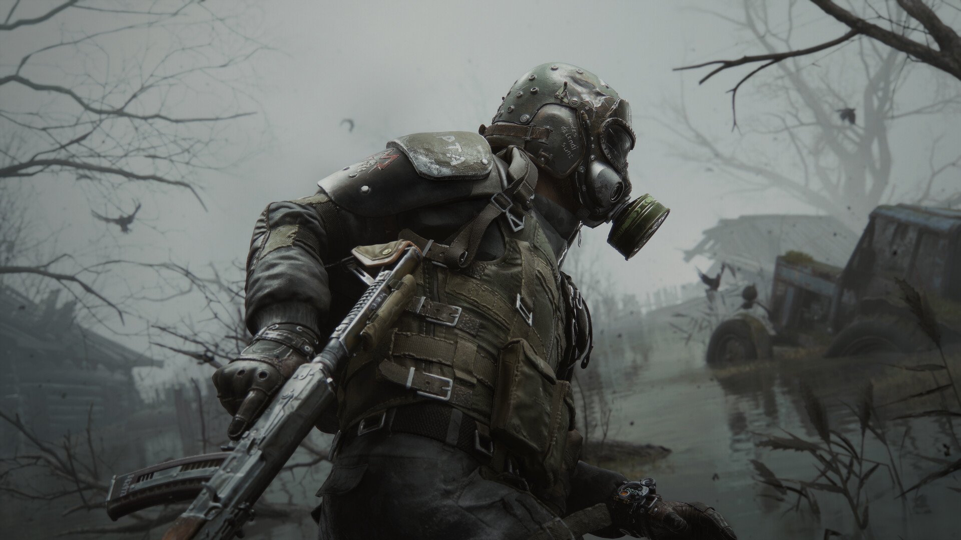 Official METRO 2039 screenshot of a station shelter